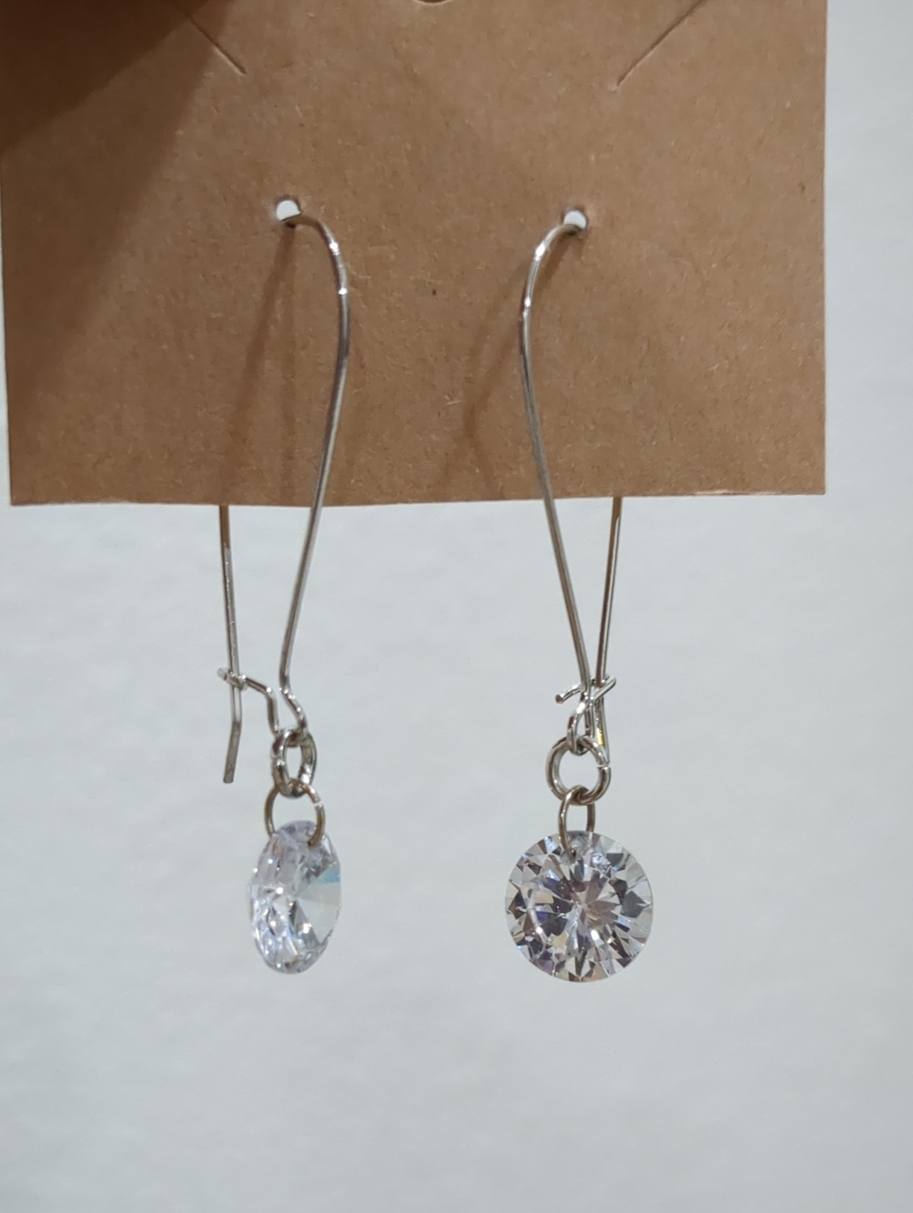 Sparkle Cubic Zirconias Dangle Earrings -